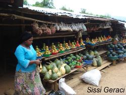 Woman in a market